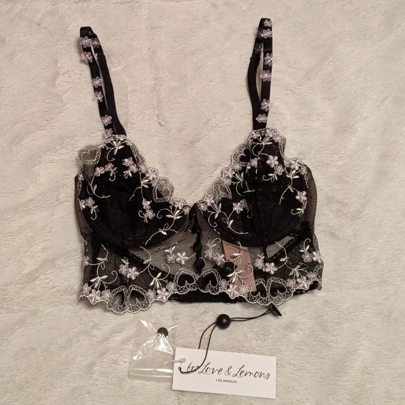 ✨HP✨For Love and Lemons Amour Long Line Bra - Picture 7 of 10